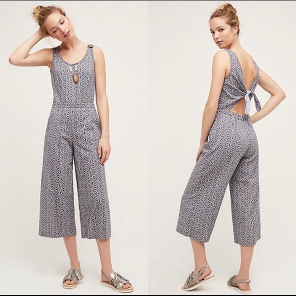 Anthropologie Elevens Windward Geometric pattern jumpsuit